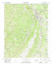 1970s Maps of Blowing Springs, TN | Pastmaps